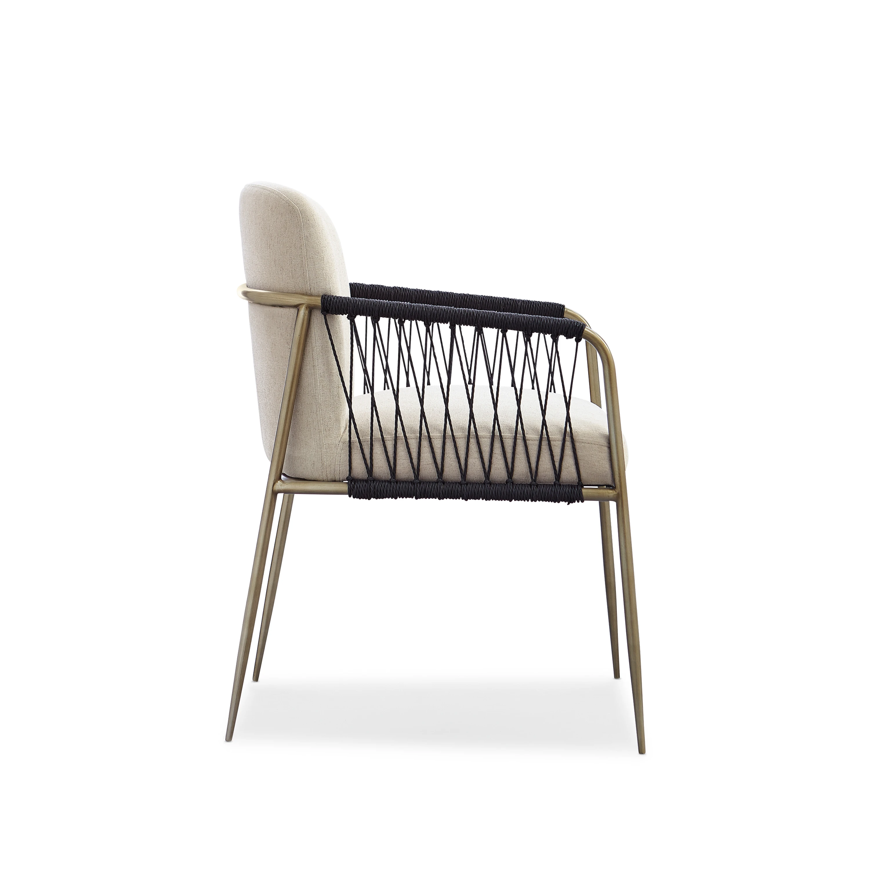 REMIX WOVEN DINING CHAIR-OATMEAL - 2nd angle