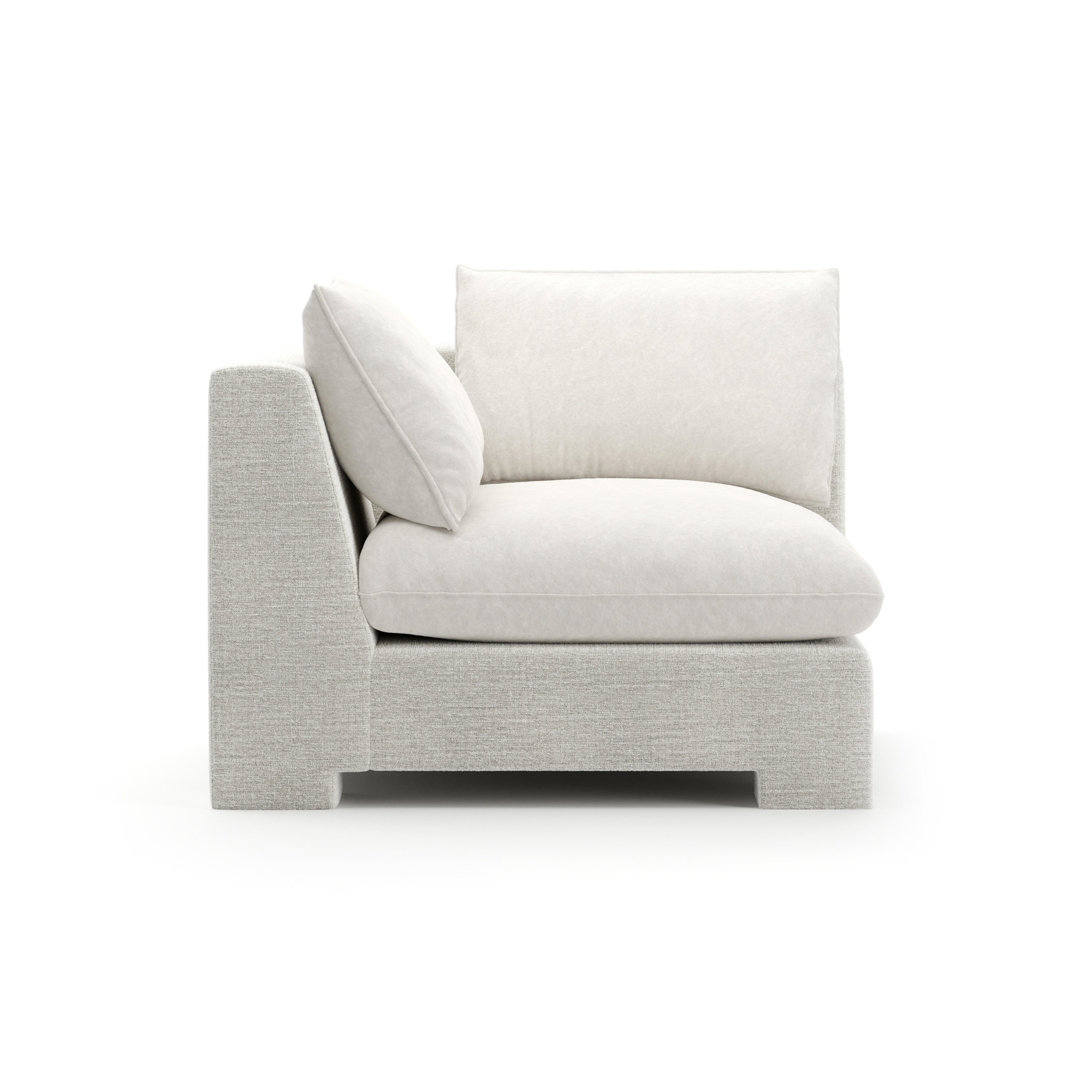 Devon Corner Ivory - 2nd angle