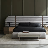 La Moda Uph Bed Side Panels in room - angle 1