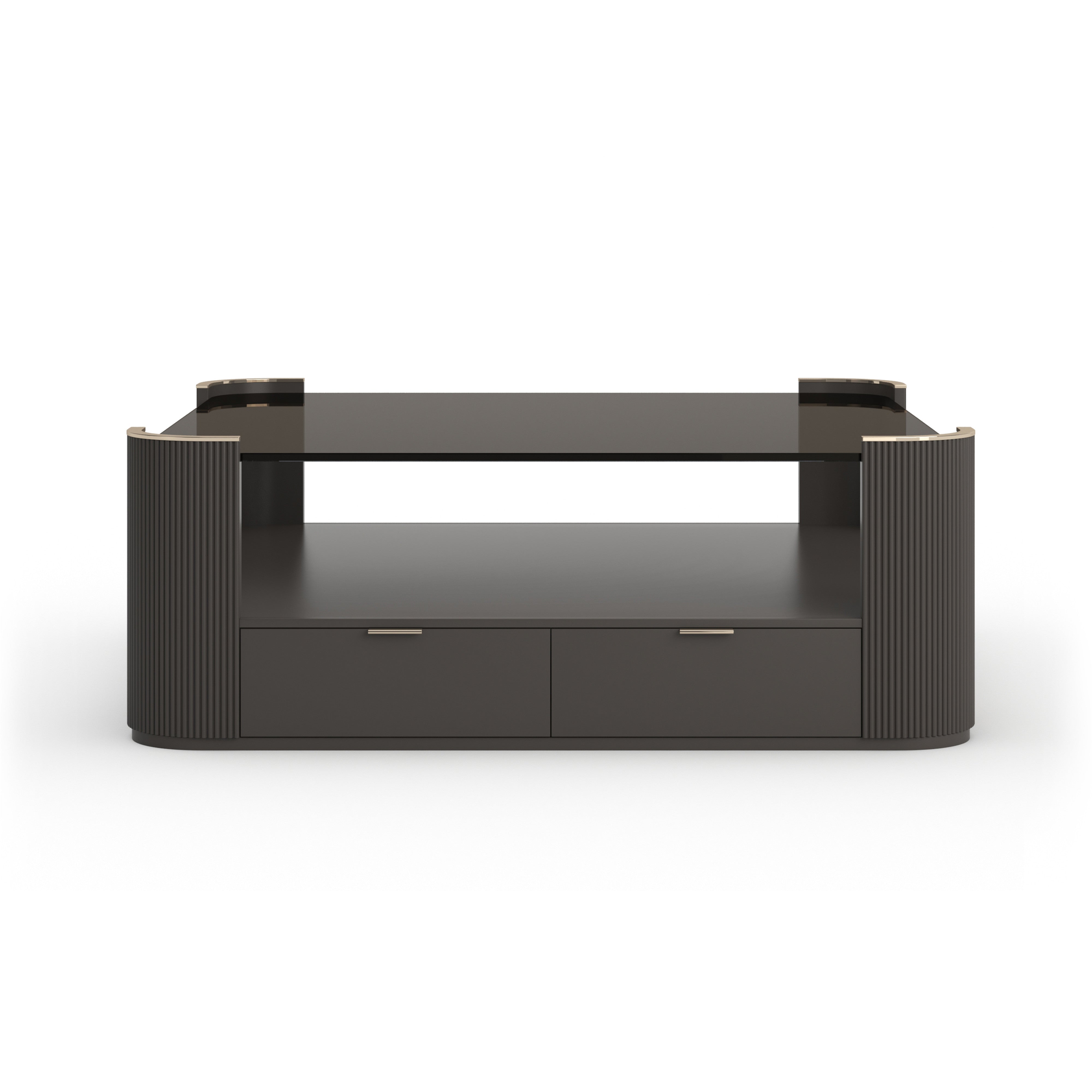 Love Square Cocktail Table-Dark Chocolat
