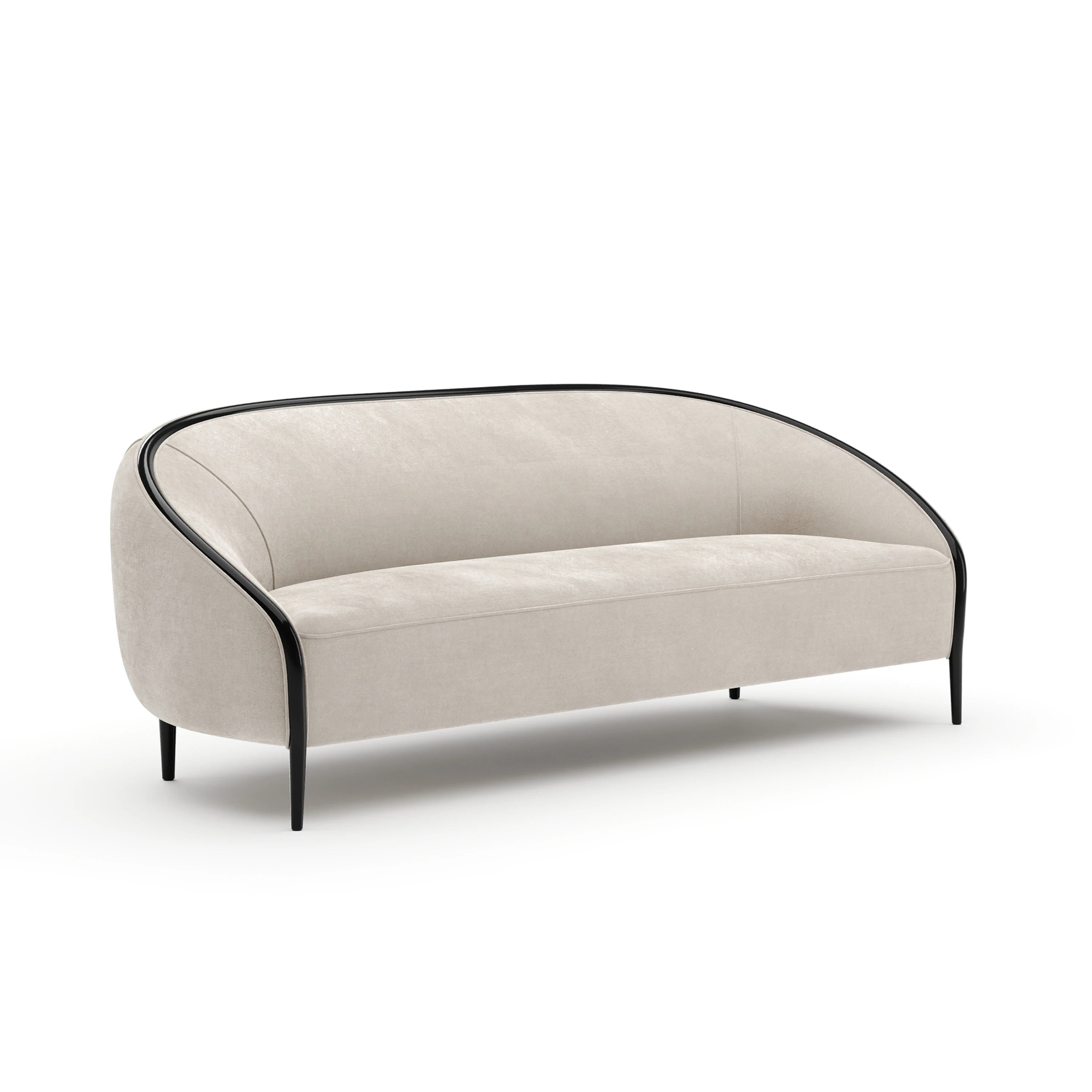 Petit 90" Small Sofa - Ivory - primary image