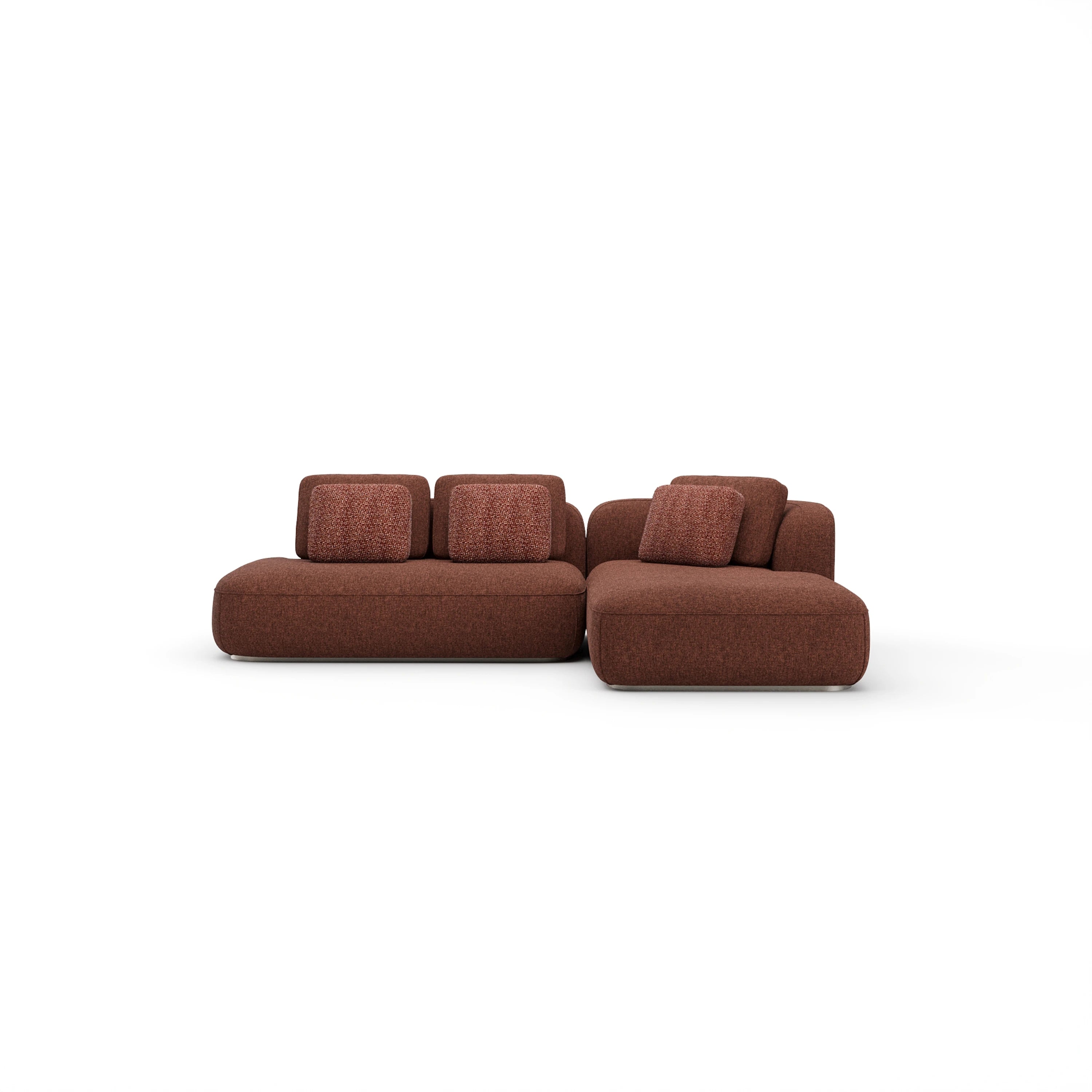 Sasso Armless Rt Chaise Sec - Saffron - primary image