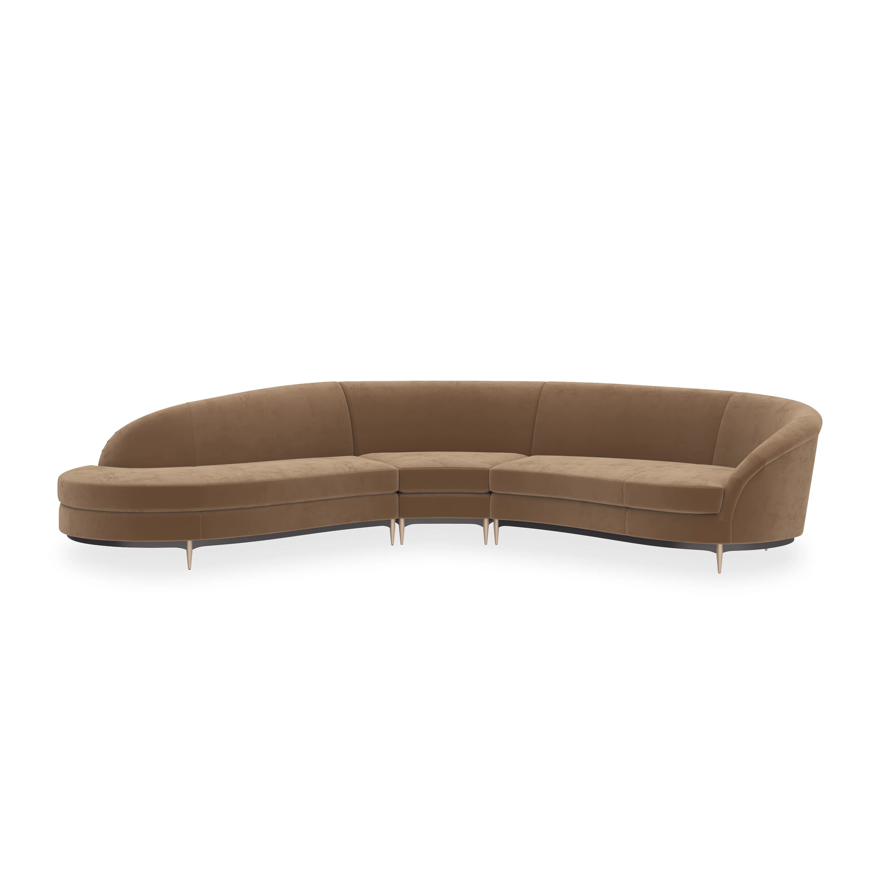 Three'S Company Lf Chaise 3Pc Sec - primary image