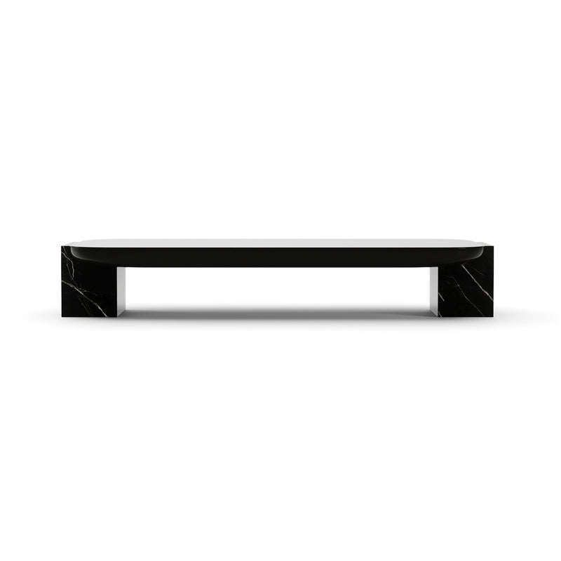 Overlap Rec Cocktail Table Dark