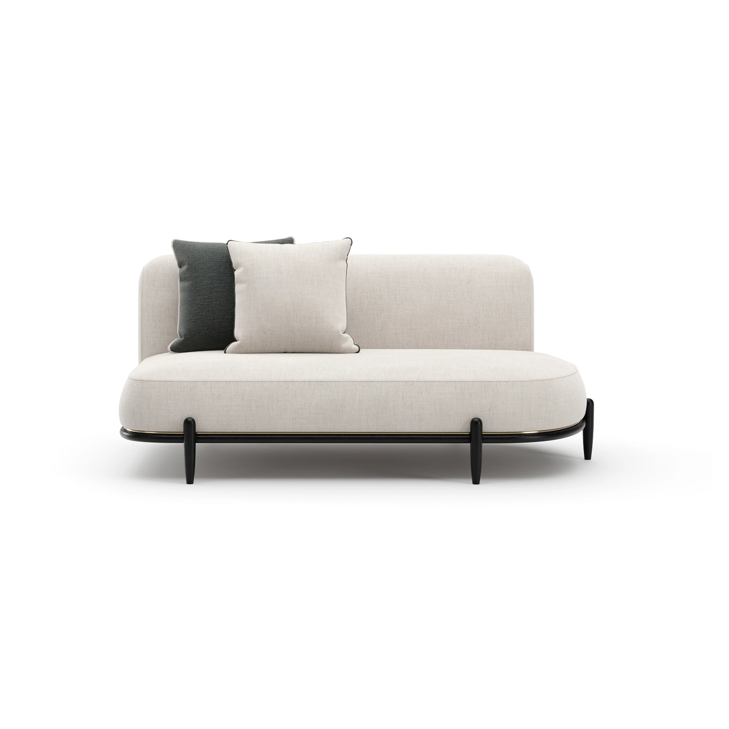 Madera Armless Raf Bumper - Oatmeal - primary image