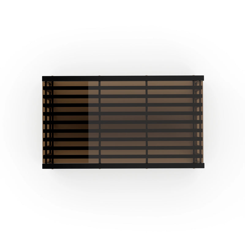 PINSTRIPE DARK COCKTAIL TABLE