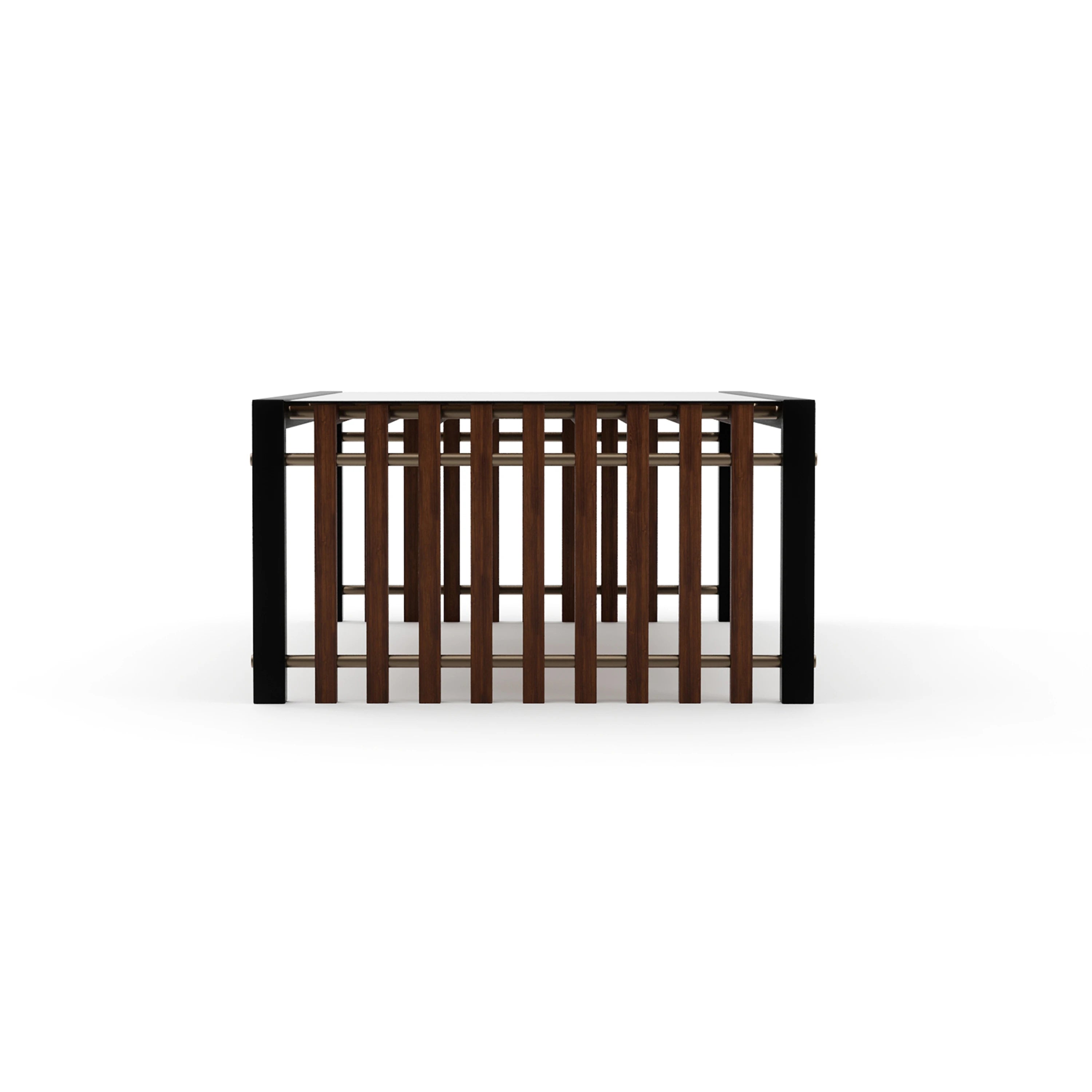 Pinstripe Dark Cocktail Table - 2nd angle