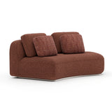 Sasso RAF Curved Armless Loveseat - Saff - primary image