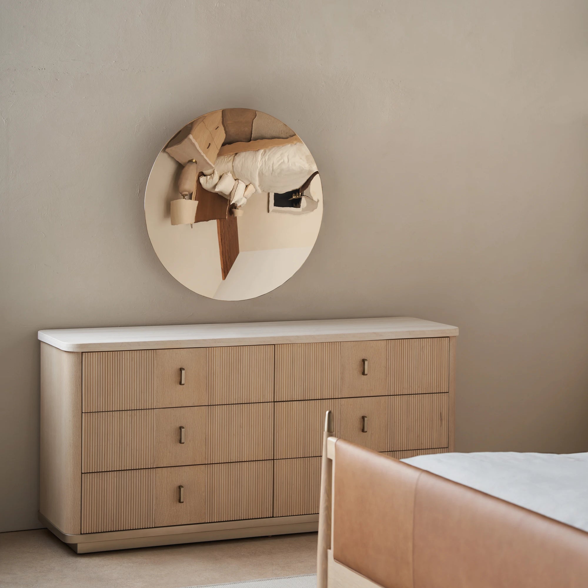 Rhythm Dresser in room - angle 1