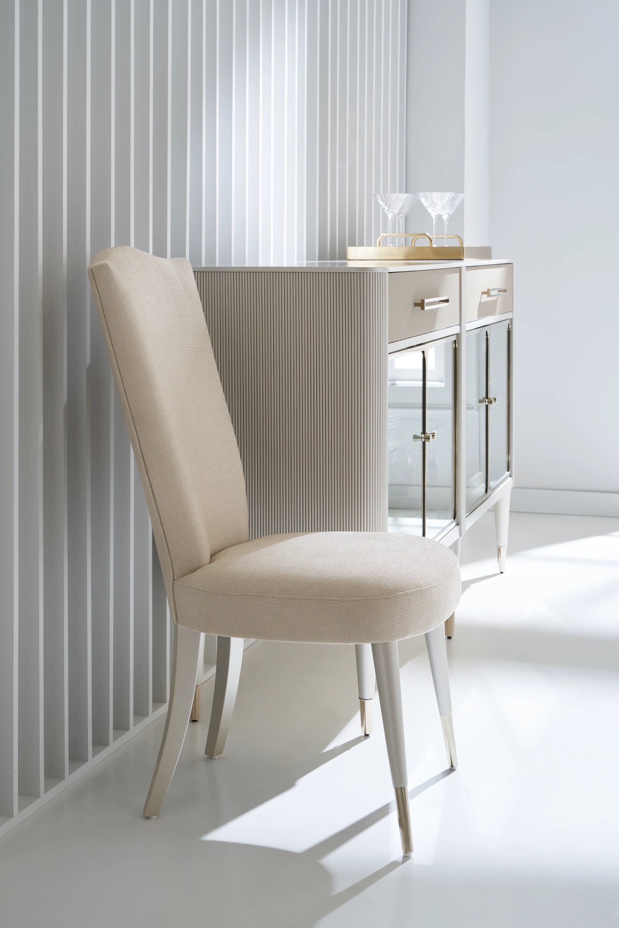 Cherub Side Chair in room - angle 1