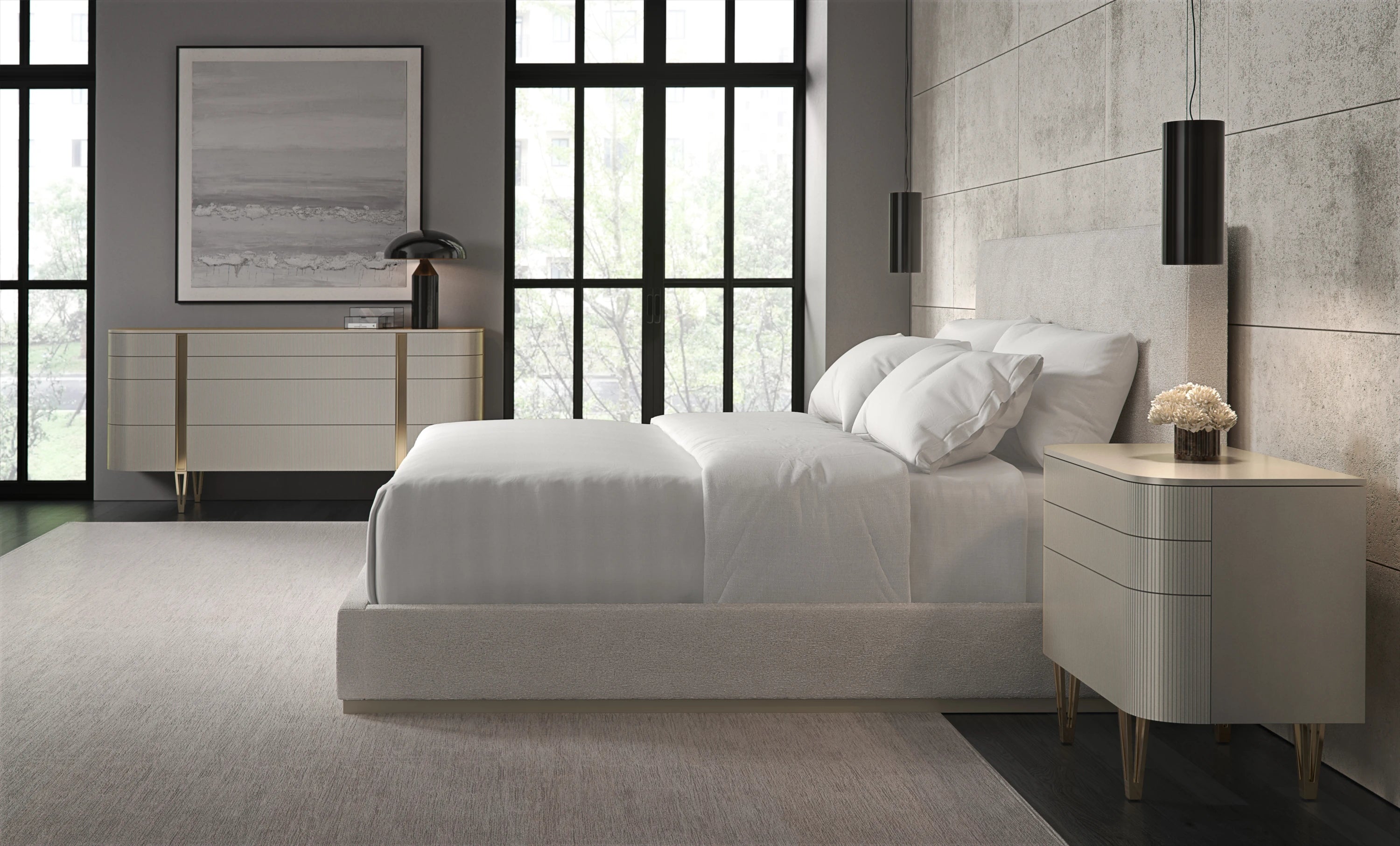 The Boutique Bed - Queen in room - angle 1