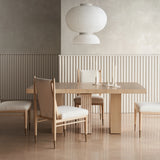 Unity Light Dining Table in room - angle 1