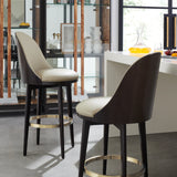 Another Round Bar Stool in room - angle 1