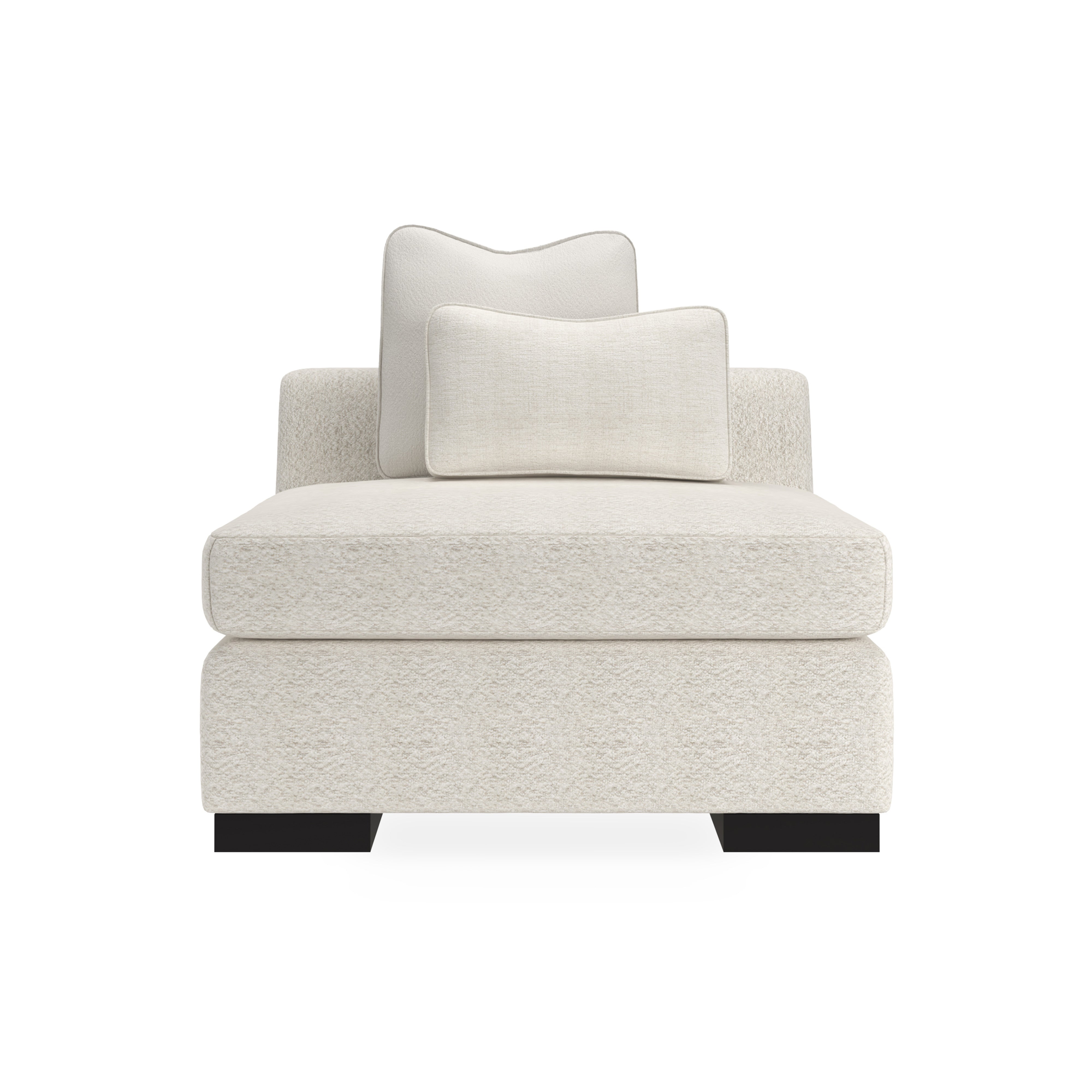 Edge Armless Chair - angle 5