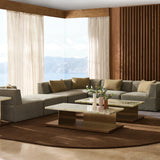 Marbella Armless Chair in room - angle 4.0