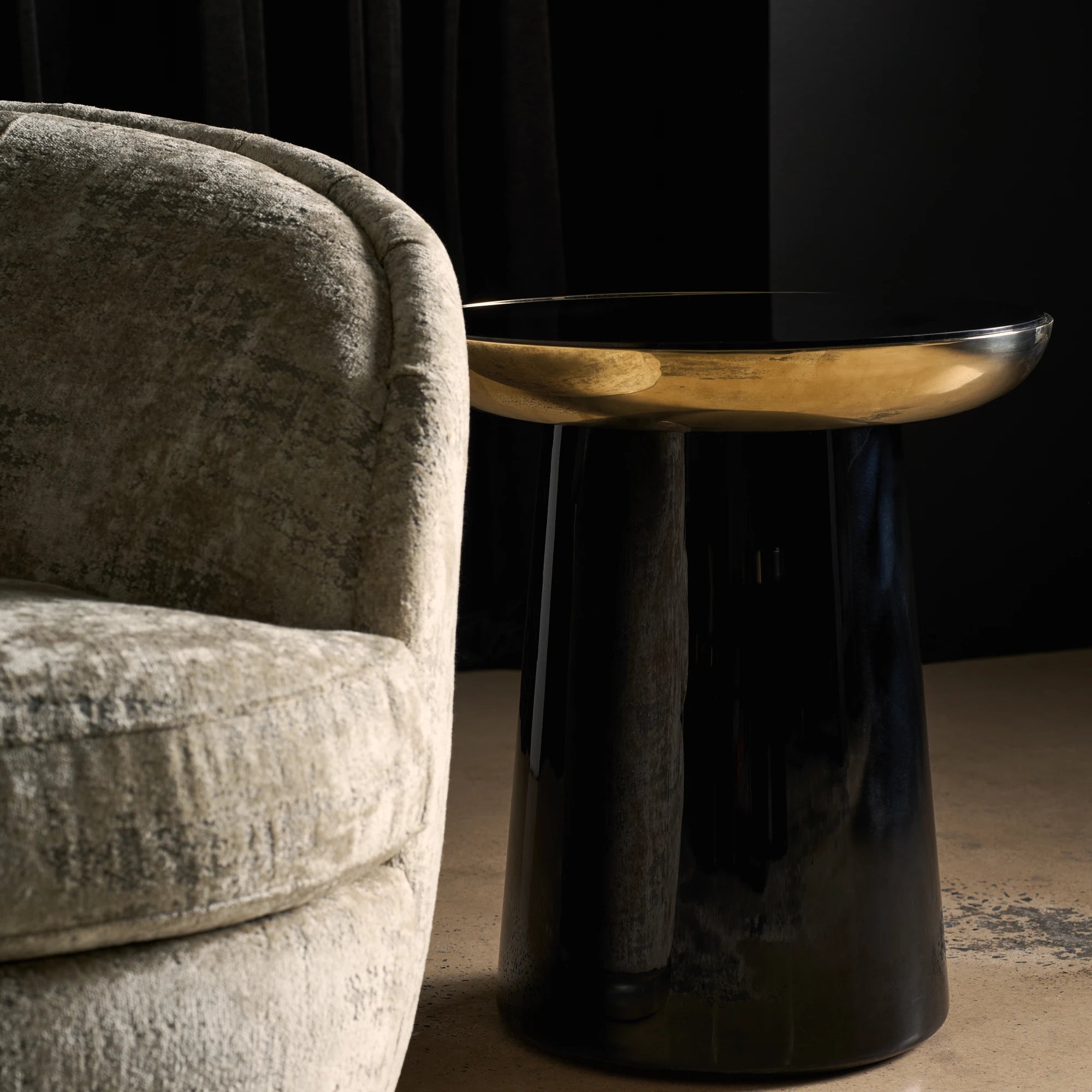 Umbra Side Table in room - angle 1