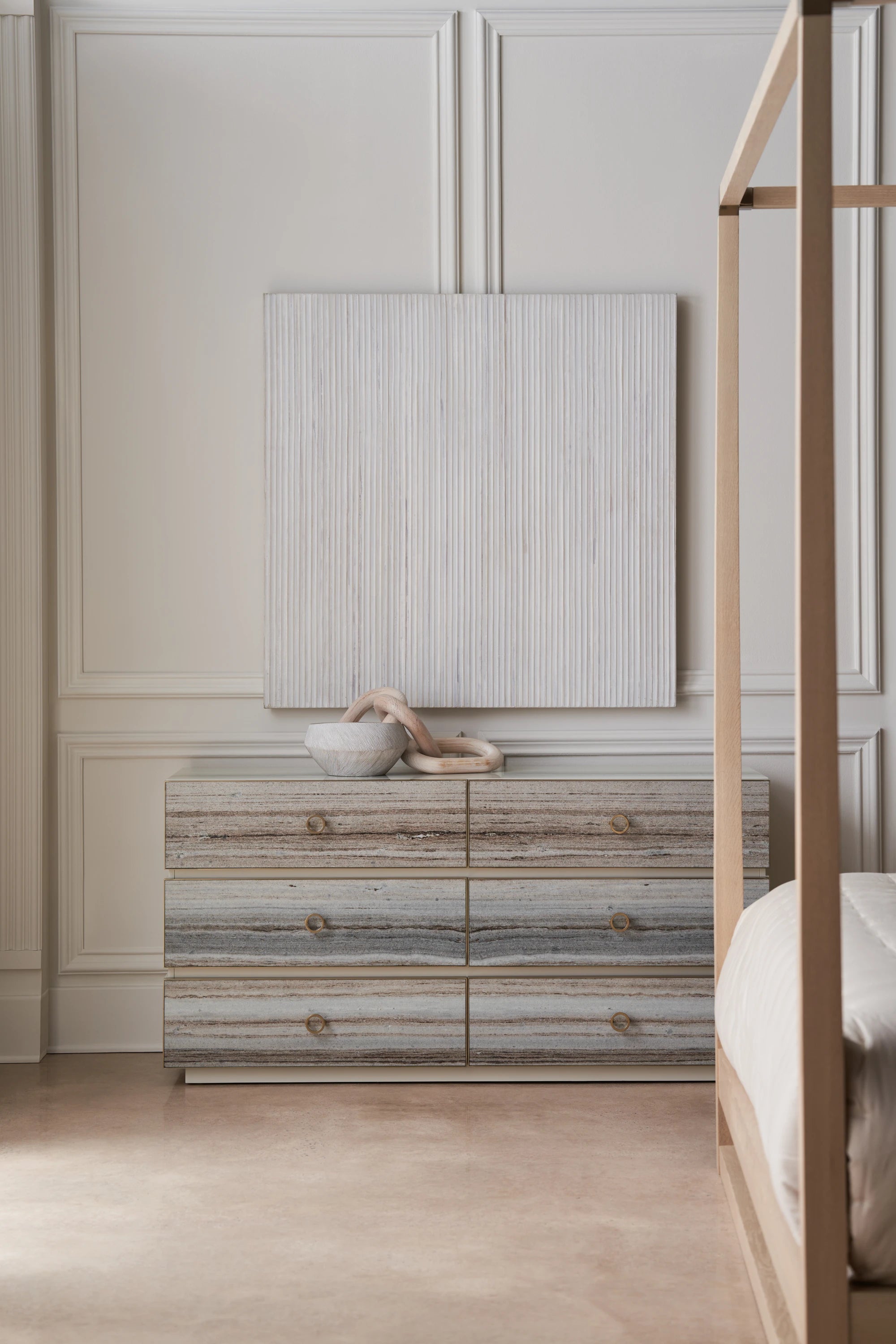 Bedrock Dresser in room - angle 1
