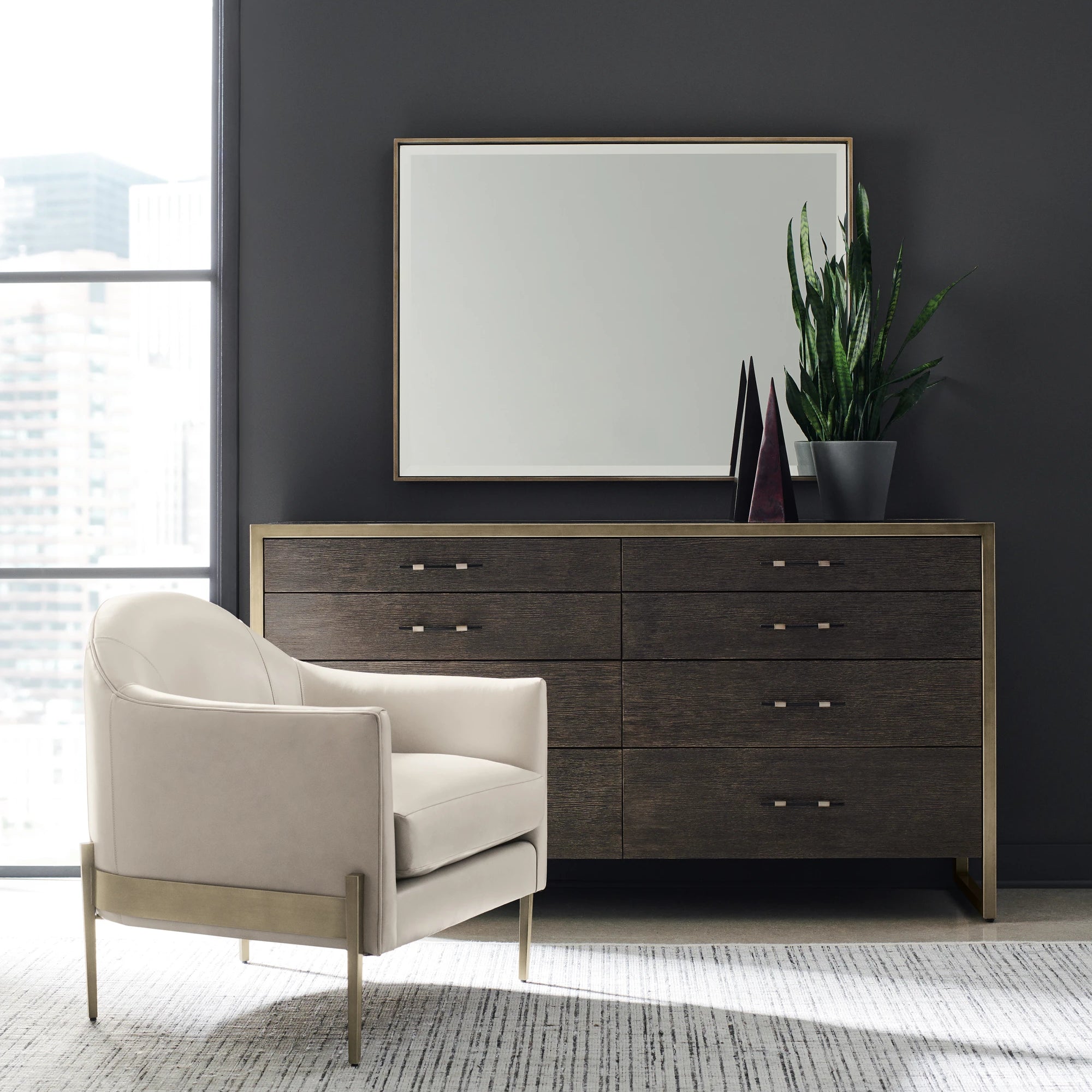Rebound Chair in room - angle 1