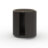 Love Round End Table - Dark Chocolate
