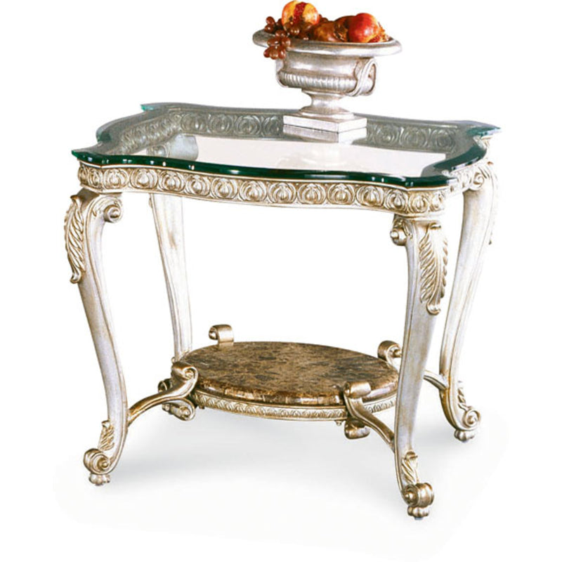 Regency-Rect End Glass Top