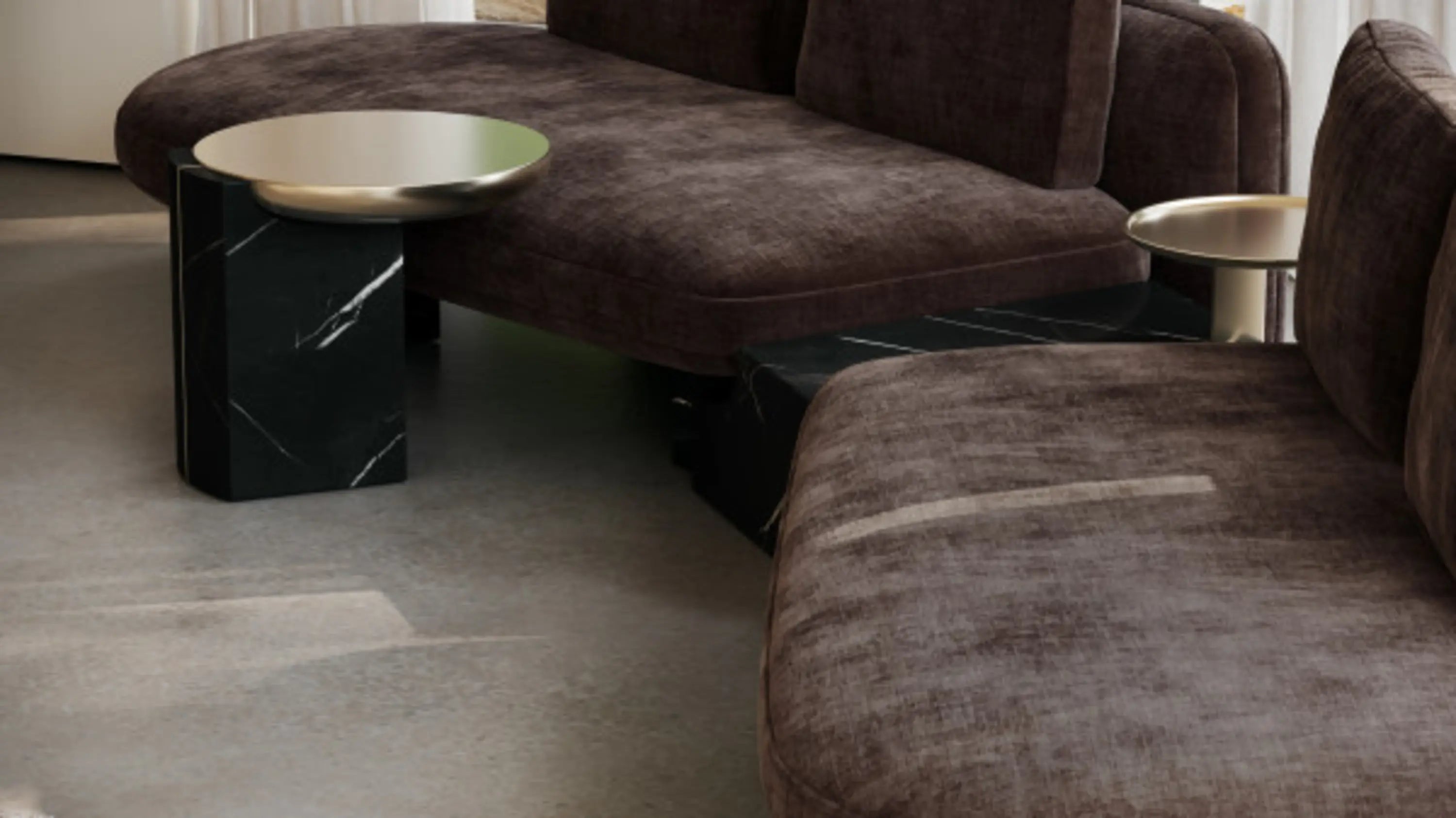 Overlap 3Pc Bumper Sec Dark Taupe - detail 1