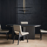 Monty Dining Table in room - angle 1