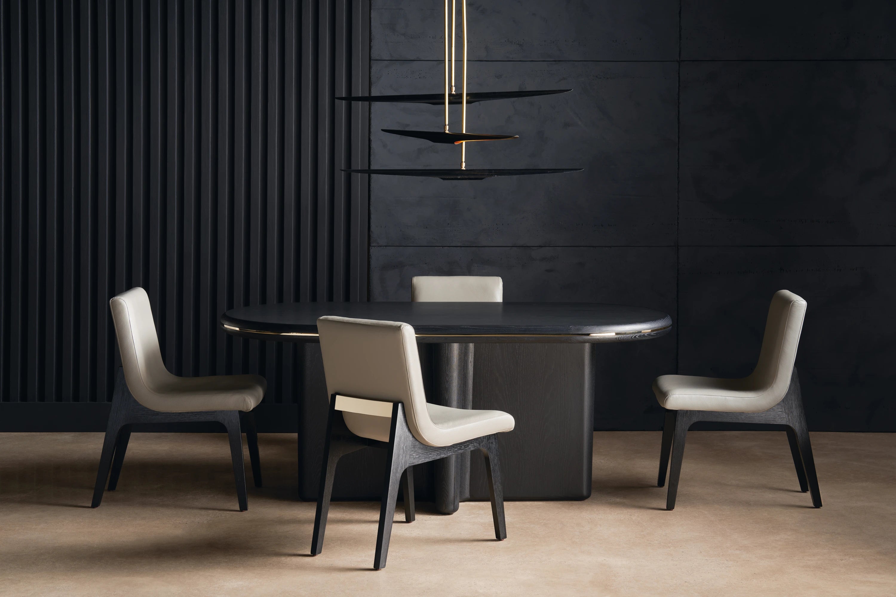 Monty Dining Table in room - angle 1